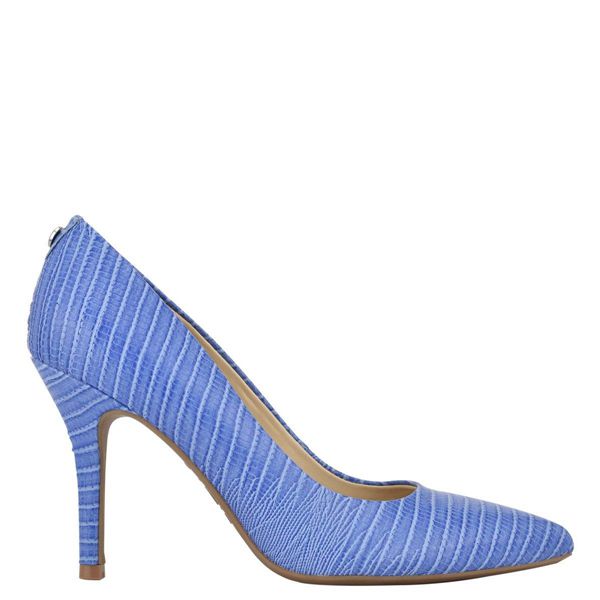 Nine West Fifth 9x9 Pointy Toe Blue Pumps | South Africa 02V34-3T22